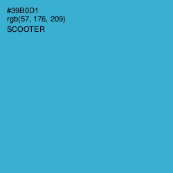 #39B0D1 - Scooter Color Image