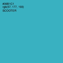 #39B1C1 - Scooter Color Image