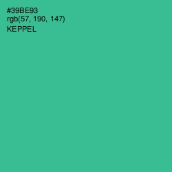 #39BE93 - Keppel Color Image