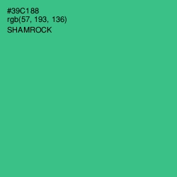 #39C188 - Shamrock Color Image