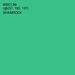 #39C189 - Shamrock Color Image