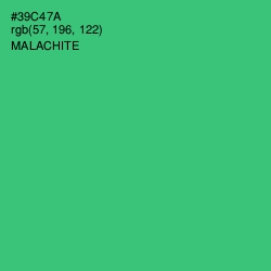 #39C47A - Malachite Color Image