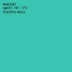 #39C5B1 - Puerto Rico Color Image