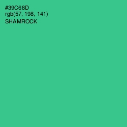 #39C68D - Shamrock Color Image