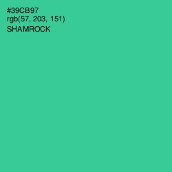 #39CB97 - Shamrock Color Image