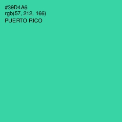 #39D4A6 - Puerto Rico Color Image