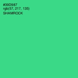 #39D987 - Shamrock Color Image