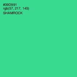 #39D991 - Shamrock Color Image