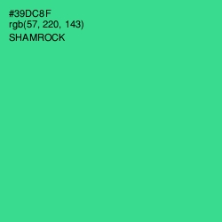 #39DC8F - Shamrock Color Image
