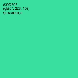 #39DF9F - Shamrock Color Image