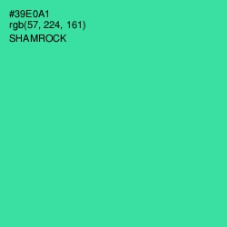 #39E0A1 - Shamrock Color Image