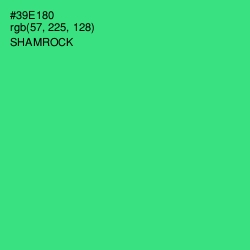 #39E180 - Shamrock Color Image