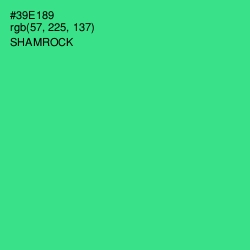 #39E189 - Shamrock Color Image