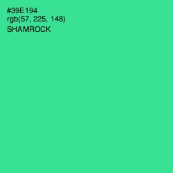 #39E194 - Shamrock Color Image