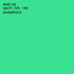 #39E195 - Shamrock Color Image