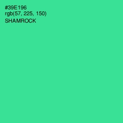 #39E196 - Shamrock Color Image