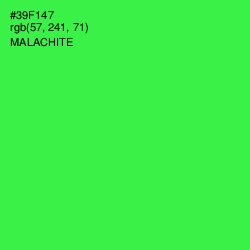 #39F147 - Malachite Color Image