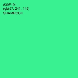 #39F191 - Shamrock Color Image