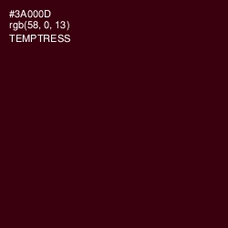 #3A000D - Temptress Color Image