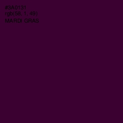 #3A0131 - Mardi Gras Color Image