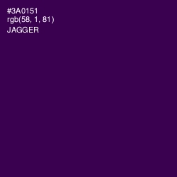 #3A0151 - Jagger Color Image