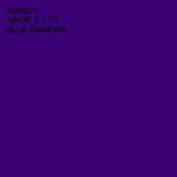 #3A0275 - Blue Diamond Color Image