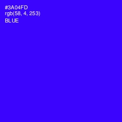 #3A04FD - Blue Color Image