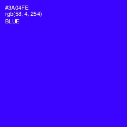 #3A04FE - Blue Color Image