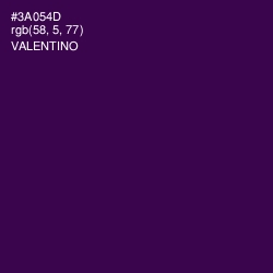 #3A054D - Valentino Color Image