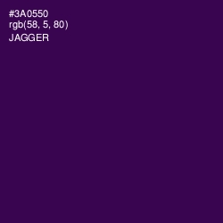 #3A0550 - Jagger Color Image