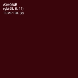 #3A060B - Temptress Color Image