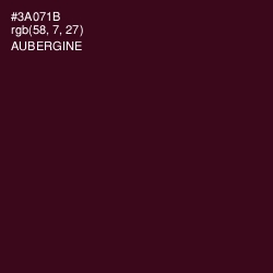 #3A071B - Aubergine Color Image