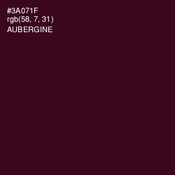 #3A071F - Aubergine Color Image