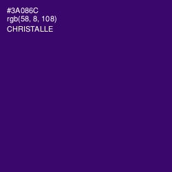 #3A086C - Christalle Color Image