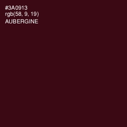 #3A0913 - Aubergine Color Image