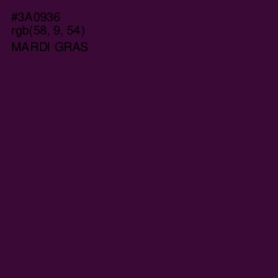 #3A0936 - Mardi Gras Color Image