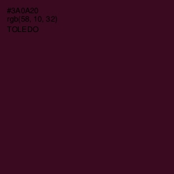 #3A0A20 - Toledo Color Image