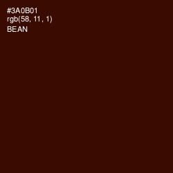 #3A0B01 - Bean   Color Image