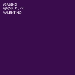 #3A0B4D - Valentino Color Image