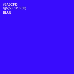 #3A0CFD - Blue Color Image