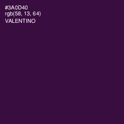 #3A0D40 - Valentino Color Image