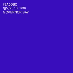 #3A0DBC - Governor Bay Color Image