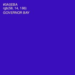 #3A0EBA - Governor Bay Color Image