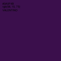 #3A0F4B - Valentino Color Image