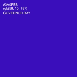 #3A0FBB - Governor Bay Color Image