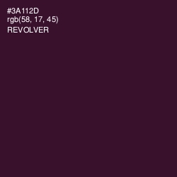 #3A112D - Revolver Color Image