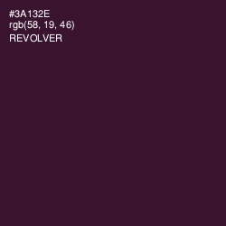 #3A132E - Revolver Color Image