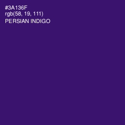 #3A136F - Persian Indigo Color Image