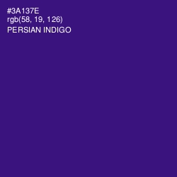 #3A137E - Persian Indigo Color Image