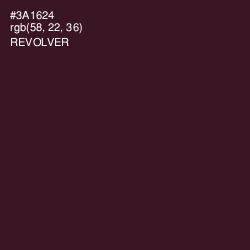 #3A1624 - Revolver Color Image